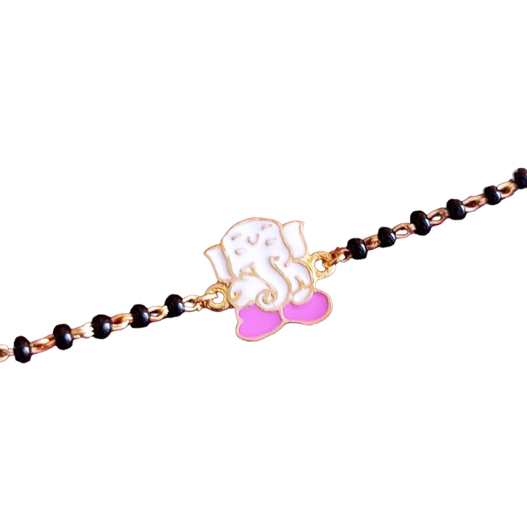 GANESHA SILVER BABY NAZARIYA BRACELET
