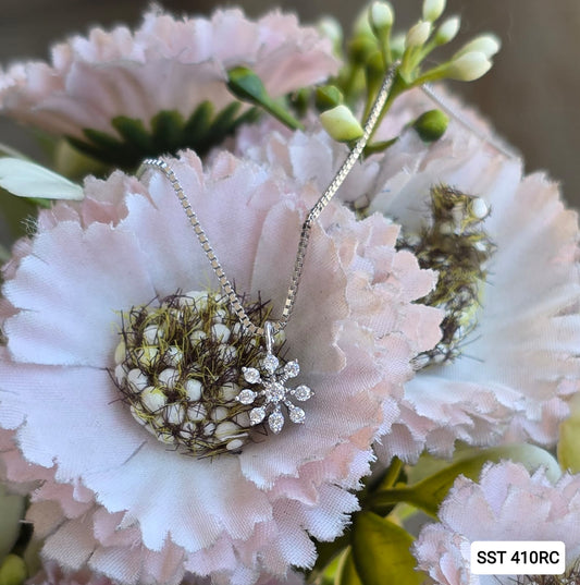 SST 410RC | FANCY FLOWER PENDENT CHAIN