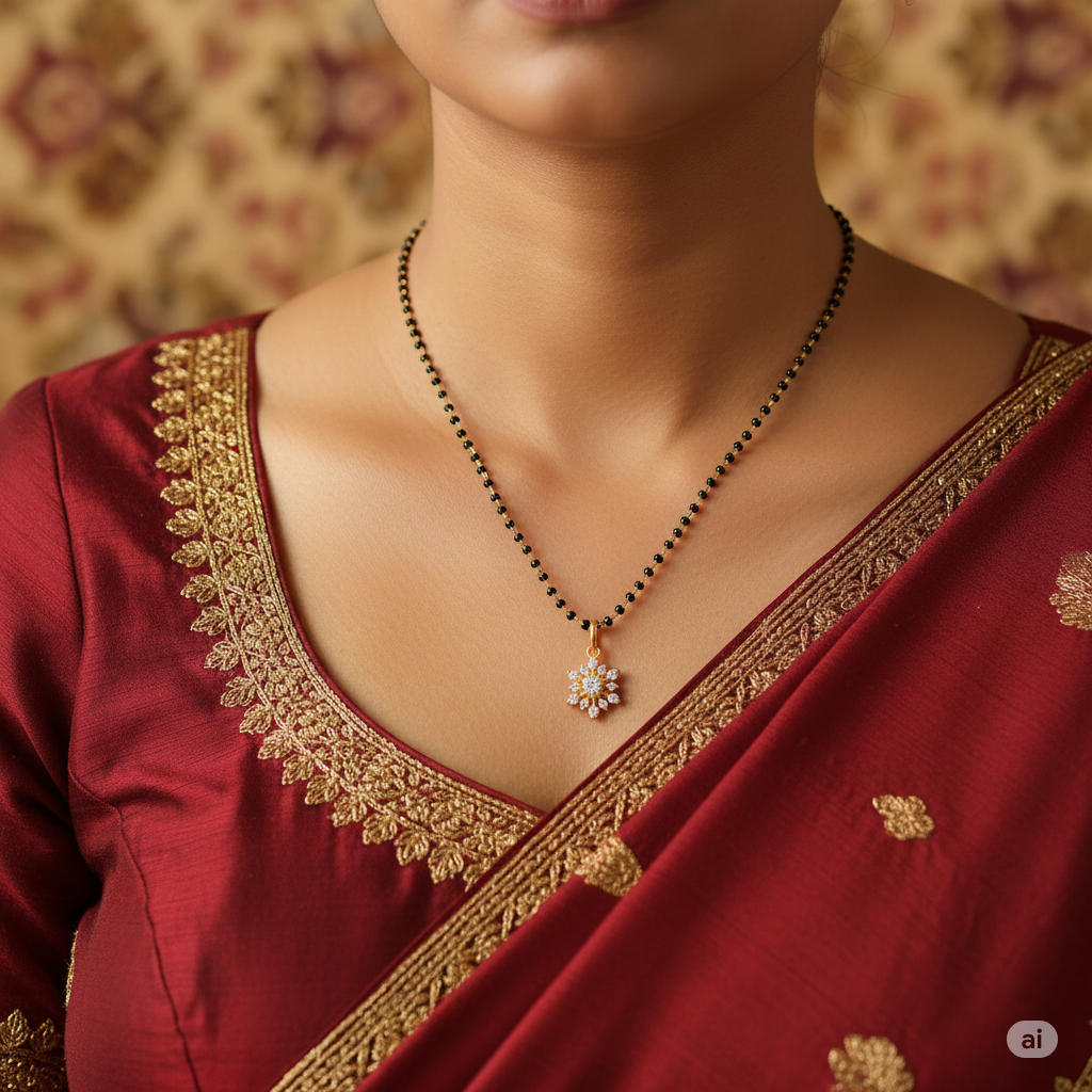 SST 122MS | GLAMOROUS DIAMOND MANGALSUTRA