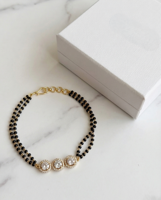 SST 059 | LIFE CYCLE ROUND HALO MANGALSUTRA BRACELET