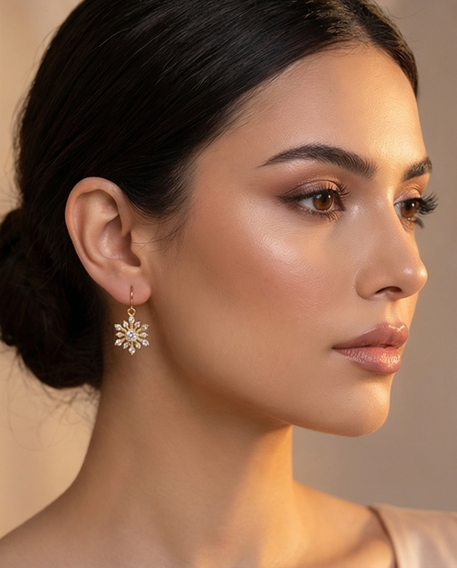 SST 281 | SUNFLOWER DROP EARRINGS