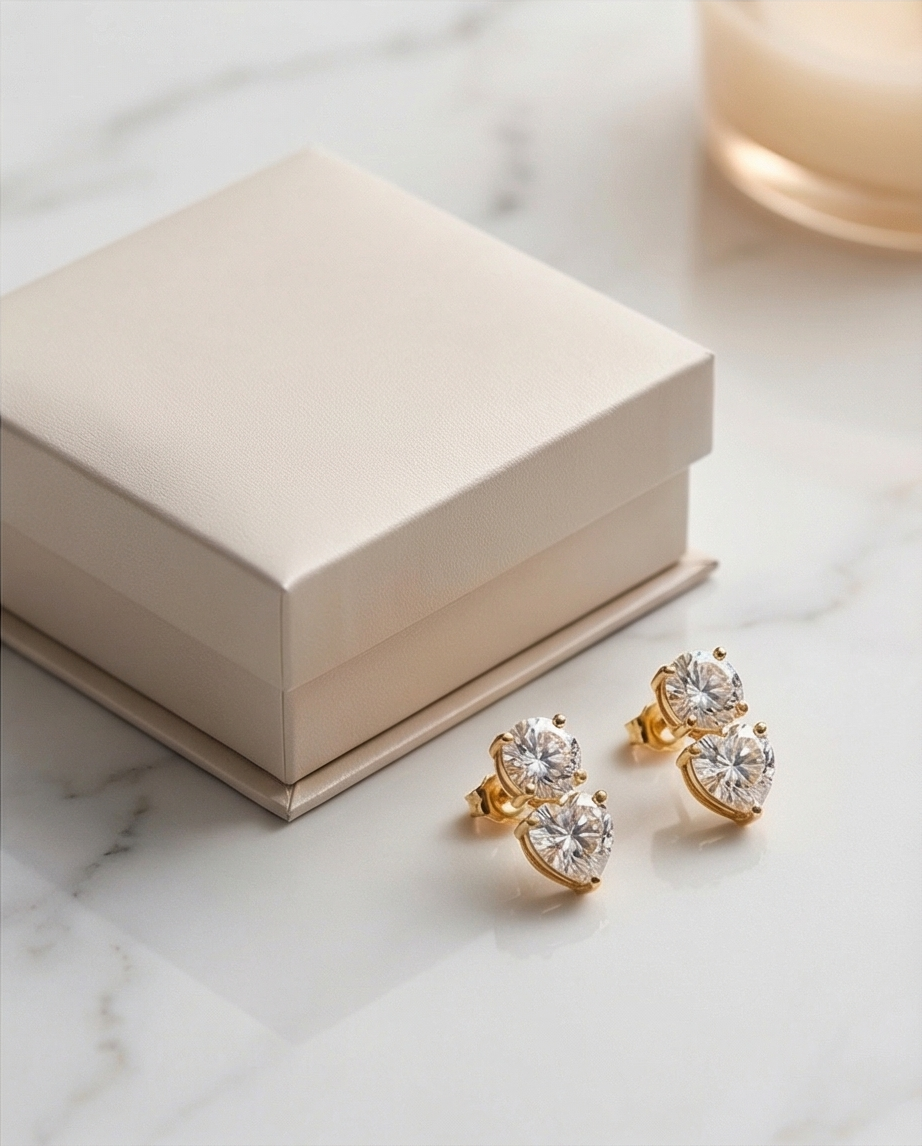 SST 231 | ELEGANT BLOOMING FLOWER STUD EARRINGS
