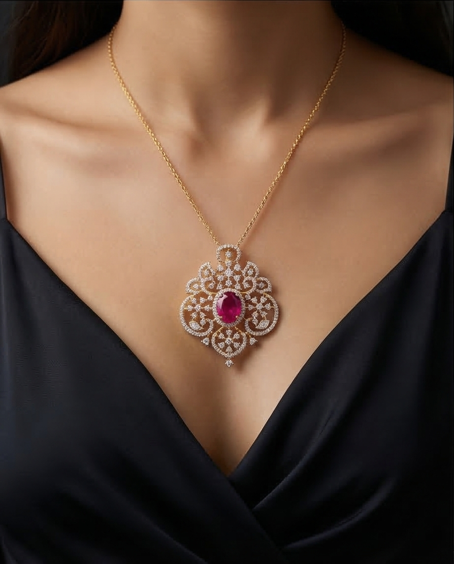 SST 388 | ELEGANT STONE PENDENT