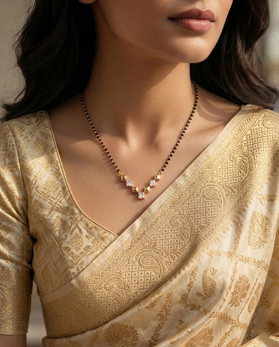 SST 105 | PRINCESS BLACKBEADS MANGALSUTRA
