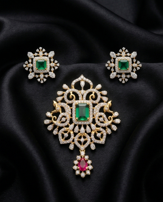 SST 483 + 543 | EARRINGS AND PENDENT SET