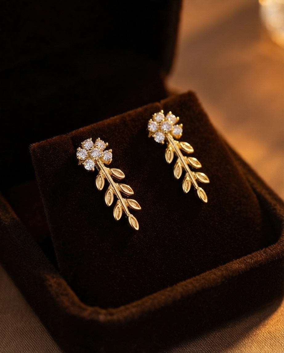 SST 356 | FLOWER LEAF EARRINGS