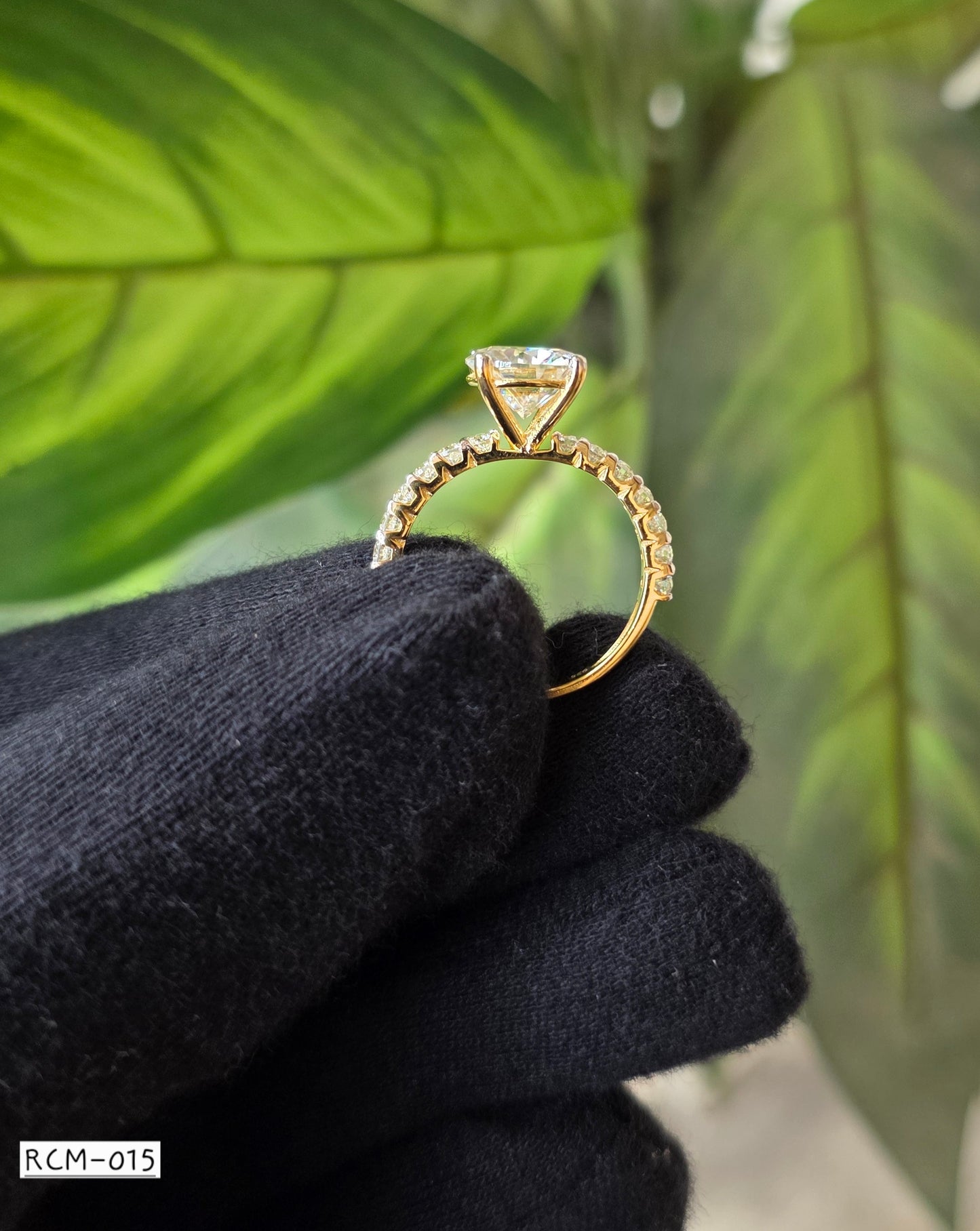 RCM 015 | Certified Moissanite Ring | 925 Silver