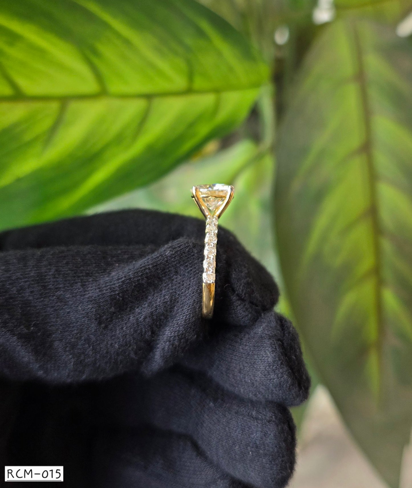 RCM 015 | Certified Moissanite Ring | 925 Silver