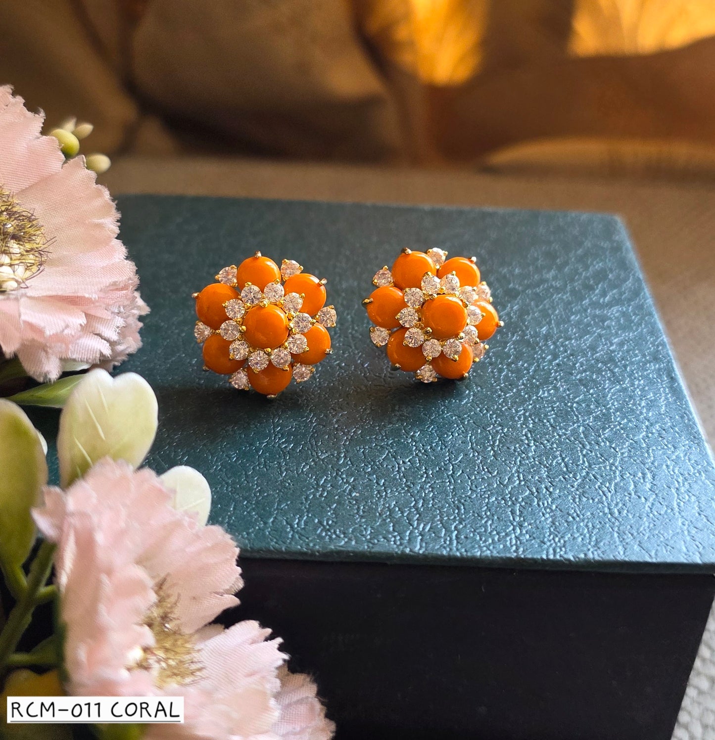 RCM 011 COREL | EARRINGS