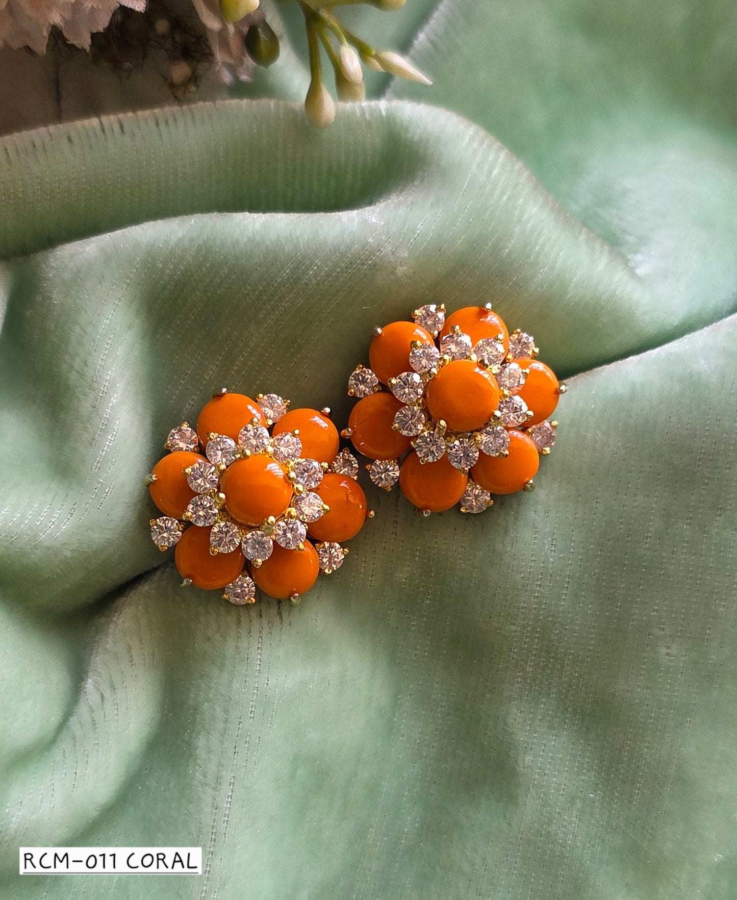 RCM 011 COREL | EARRINGS