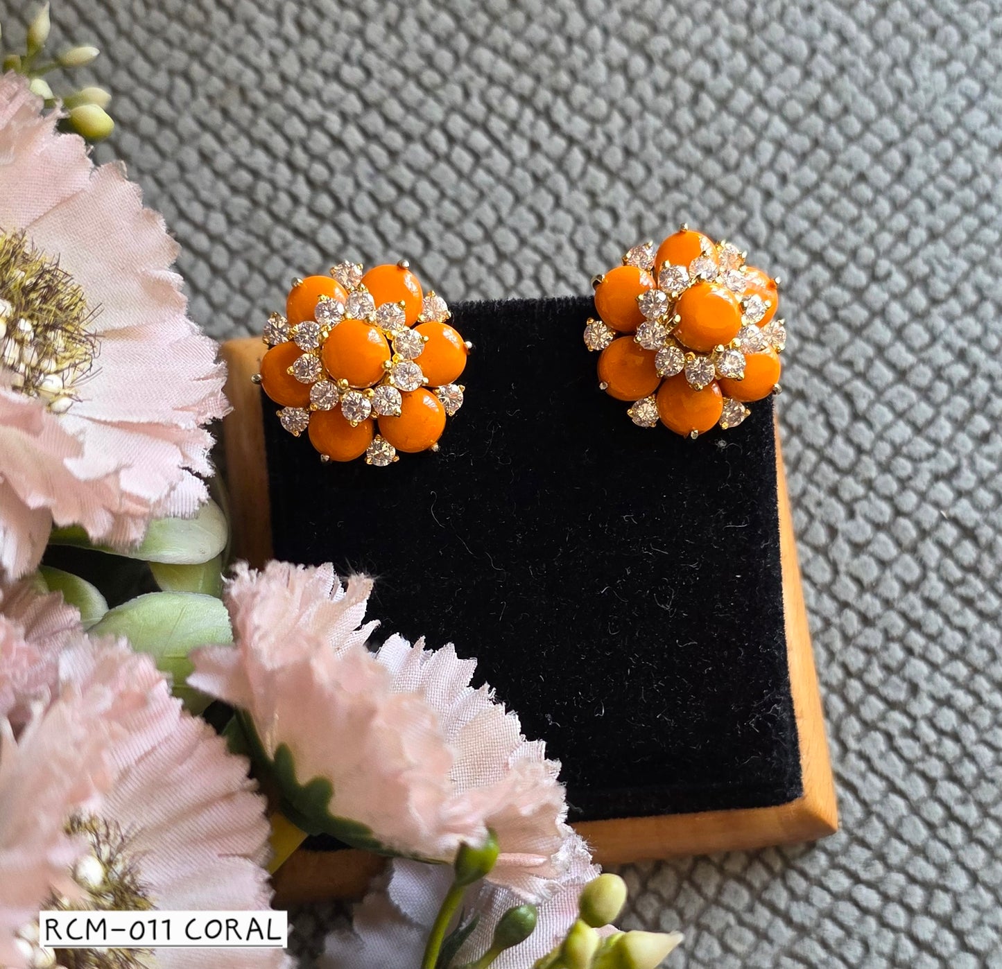 RCM 011 COREL | EARRINGS