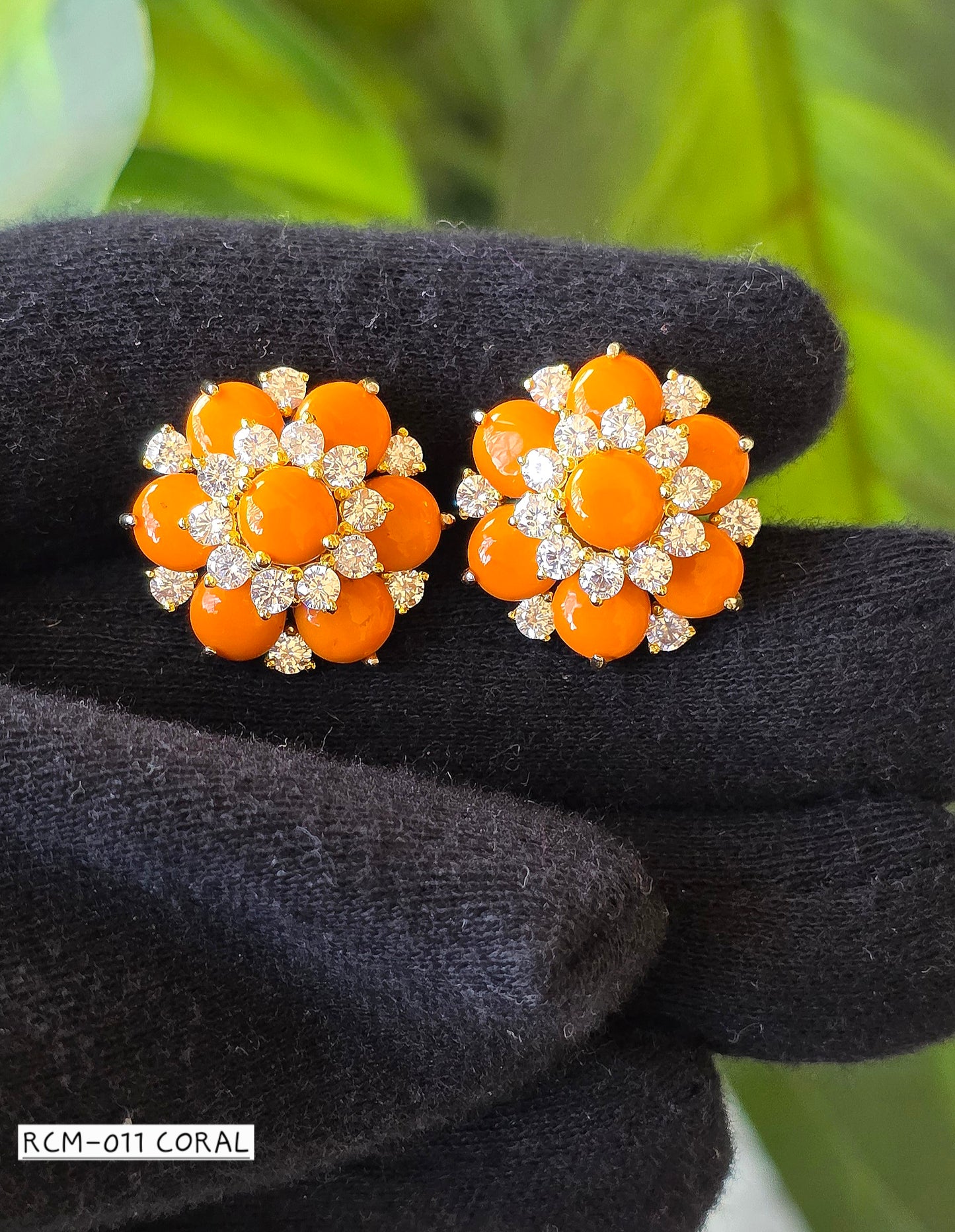 RCM 011 COREL | EARRINGS