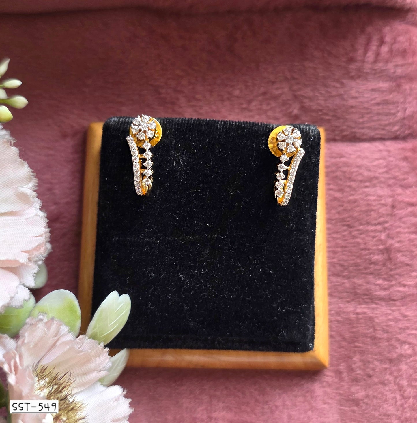 SST 549 | EXQUISITE BALI DIAMOND EARRINGS
