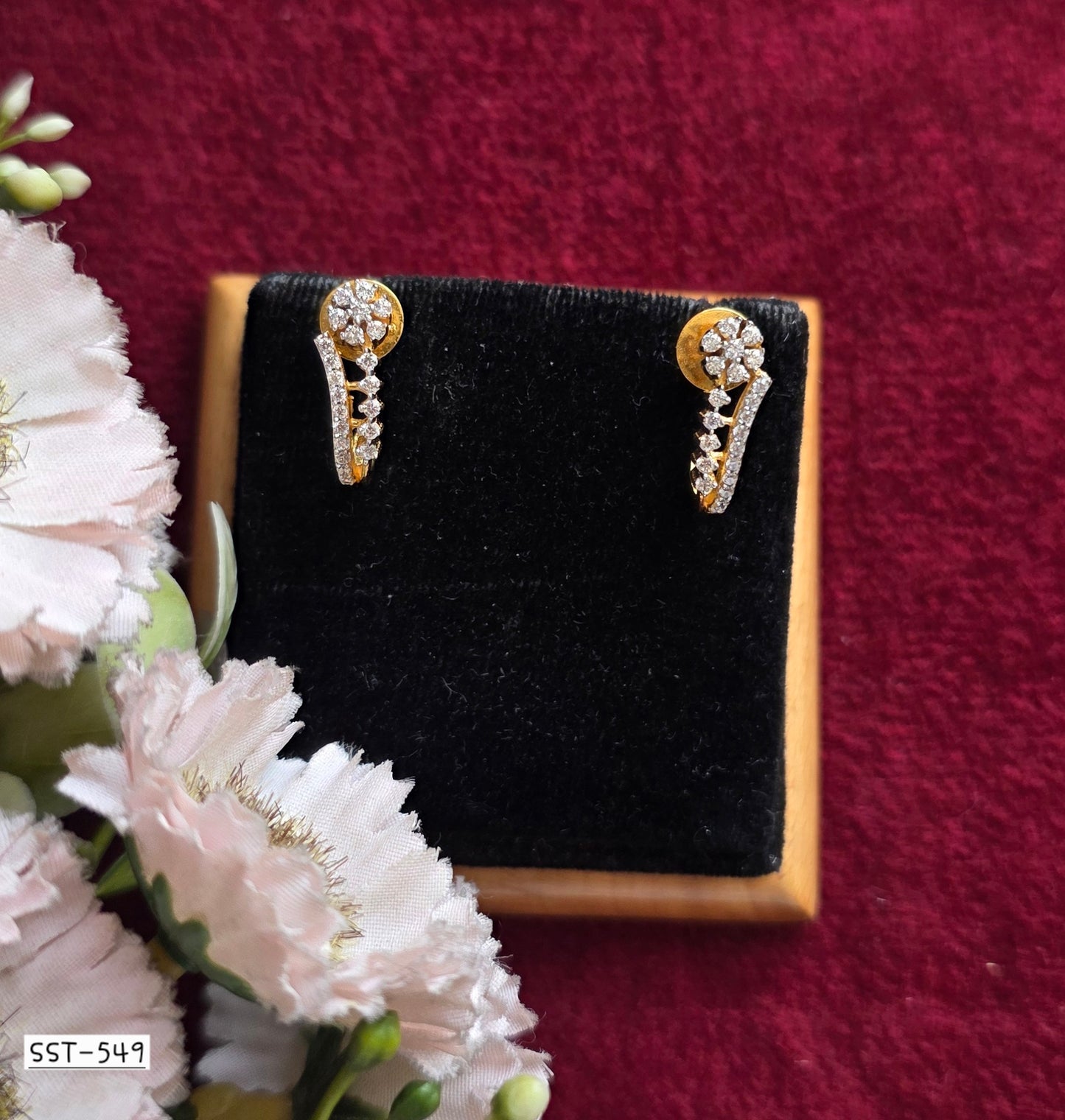 SST 549 | EXQUISITE BALI DIAMOND EARRINGS