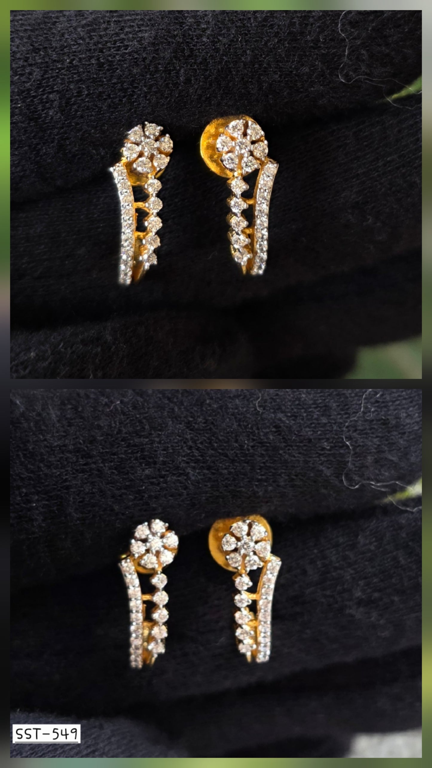 SST 549 | EXQUISITE BALI DIAMOND EARRINGS