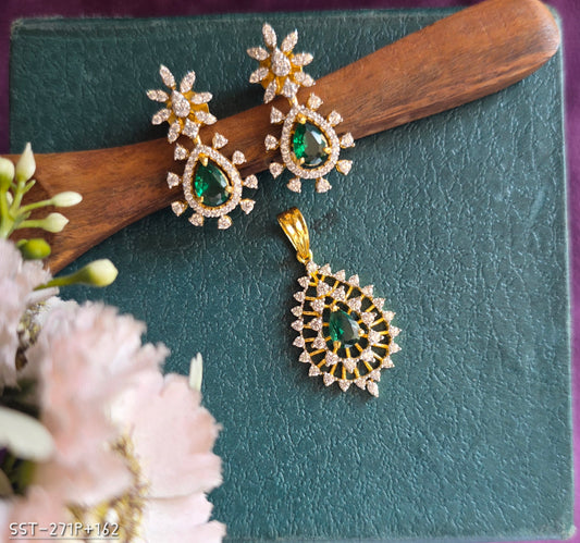 SST 271 + 162 | PENDENT AND EARRINGS SET