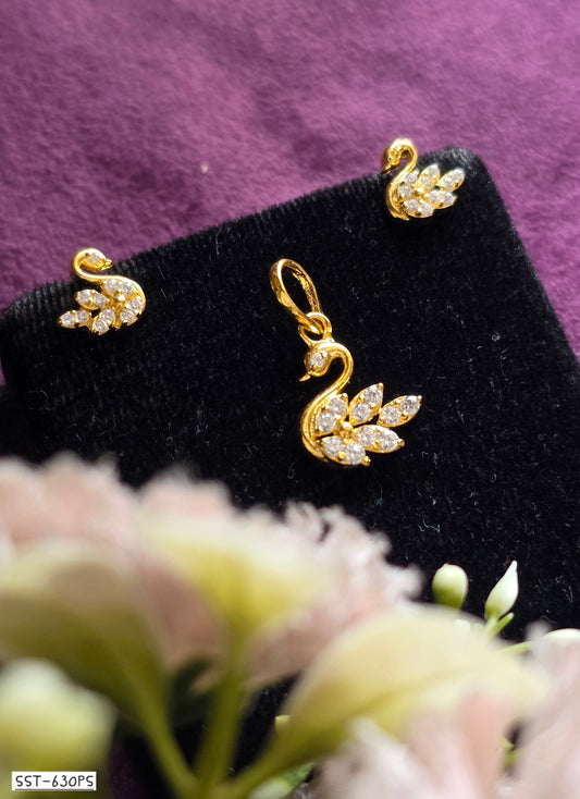 SST 630PS | TINY SWAN PENDENT SET