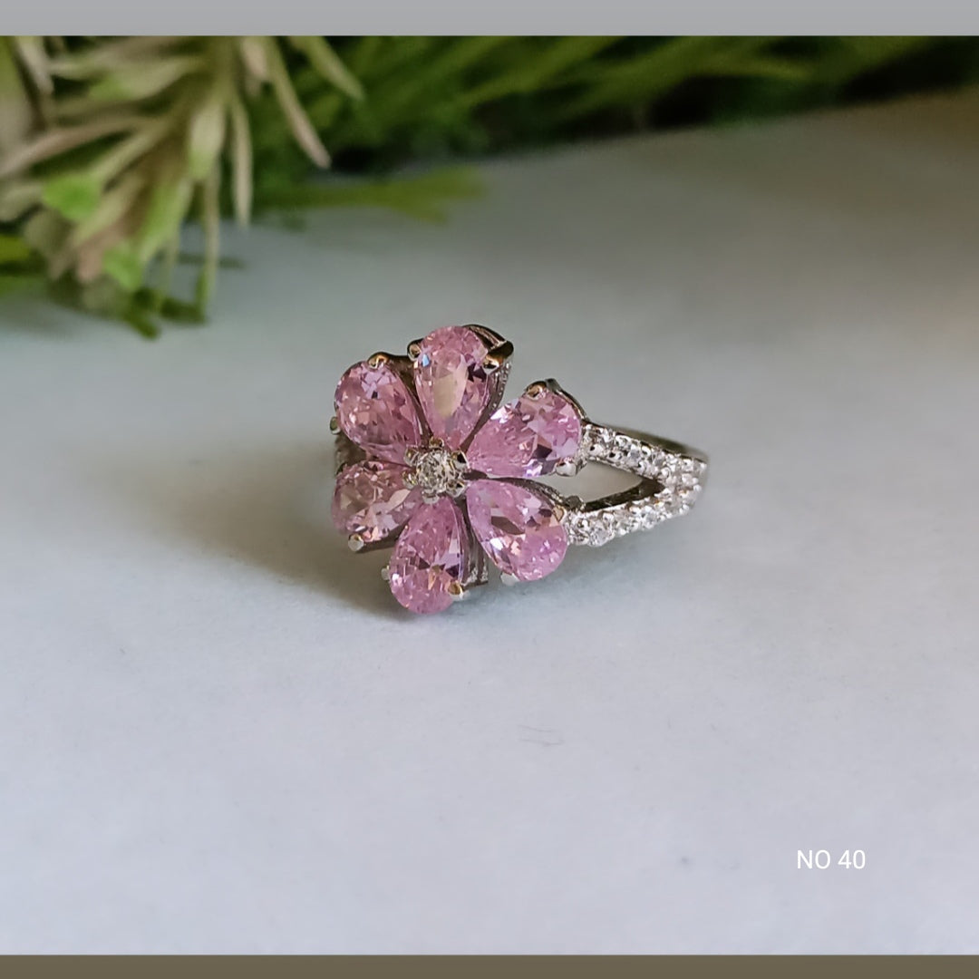 TIARA PINK ROSE RING | MADE TO ORDER