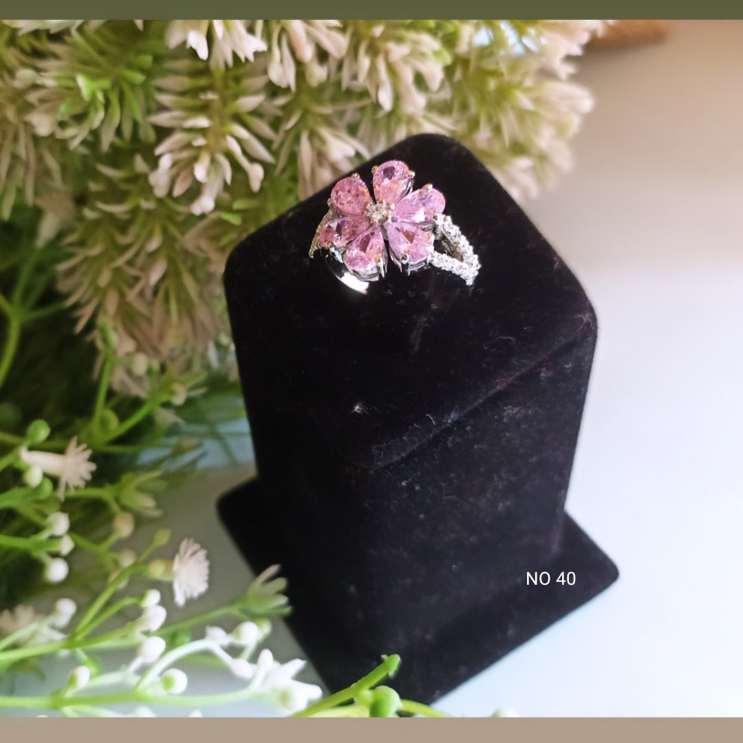 TIARA PINK ROSE RING | MADE TO ORDER