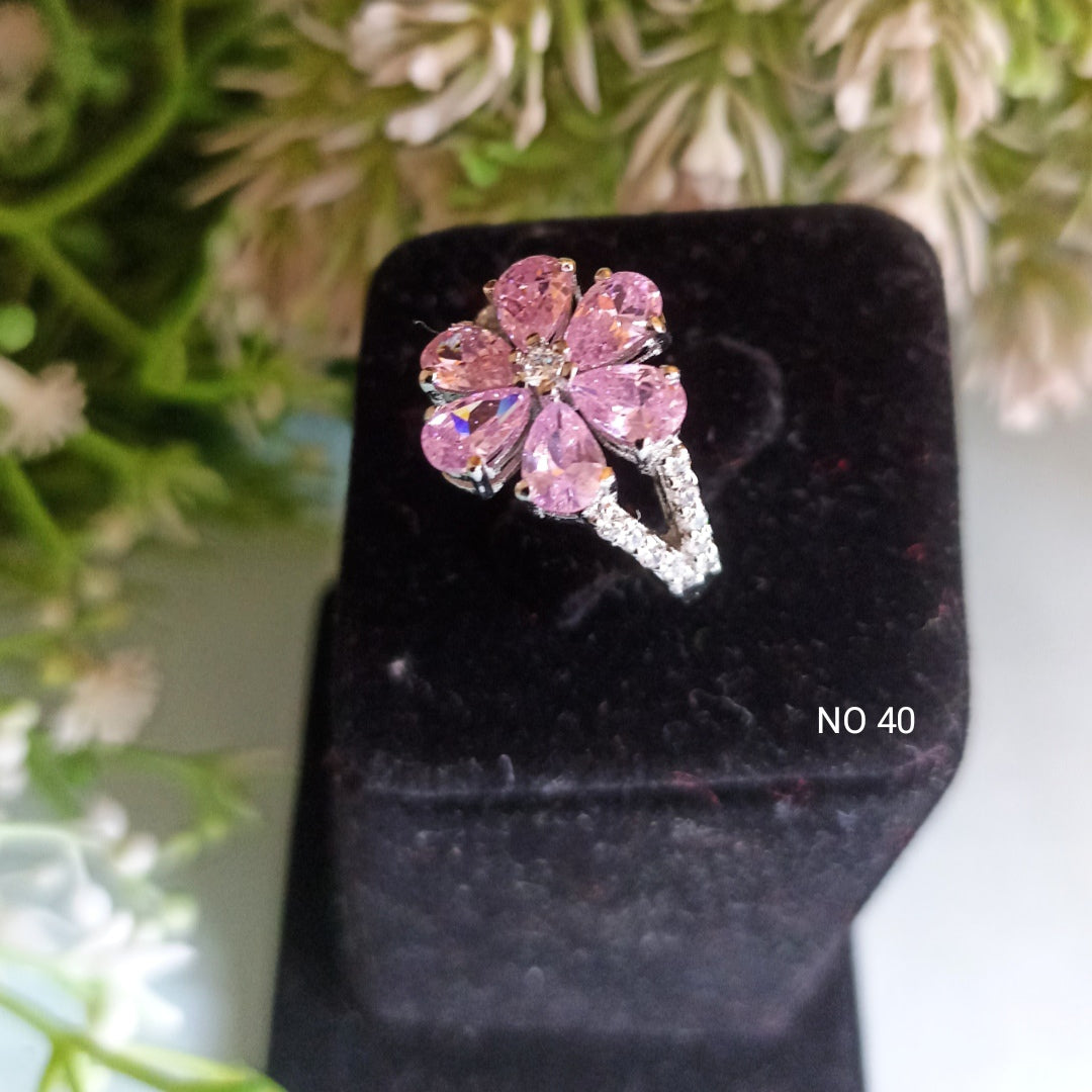 TIARA PINK ROSE RING | MADE TO ORDER