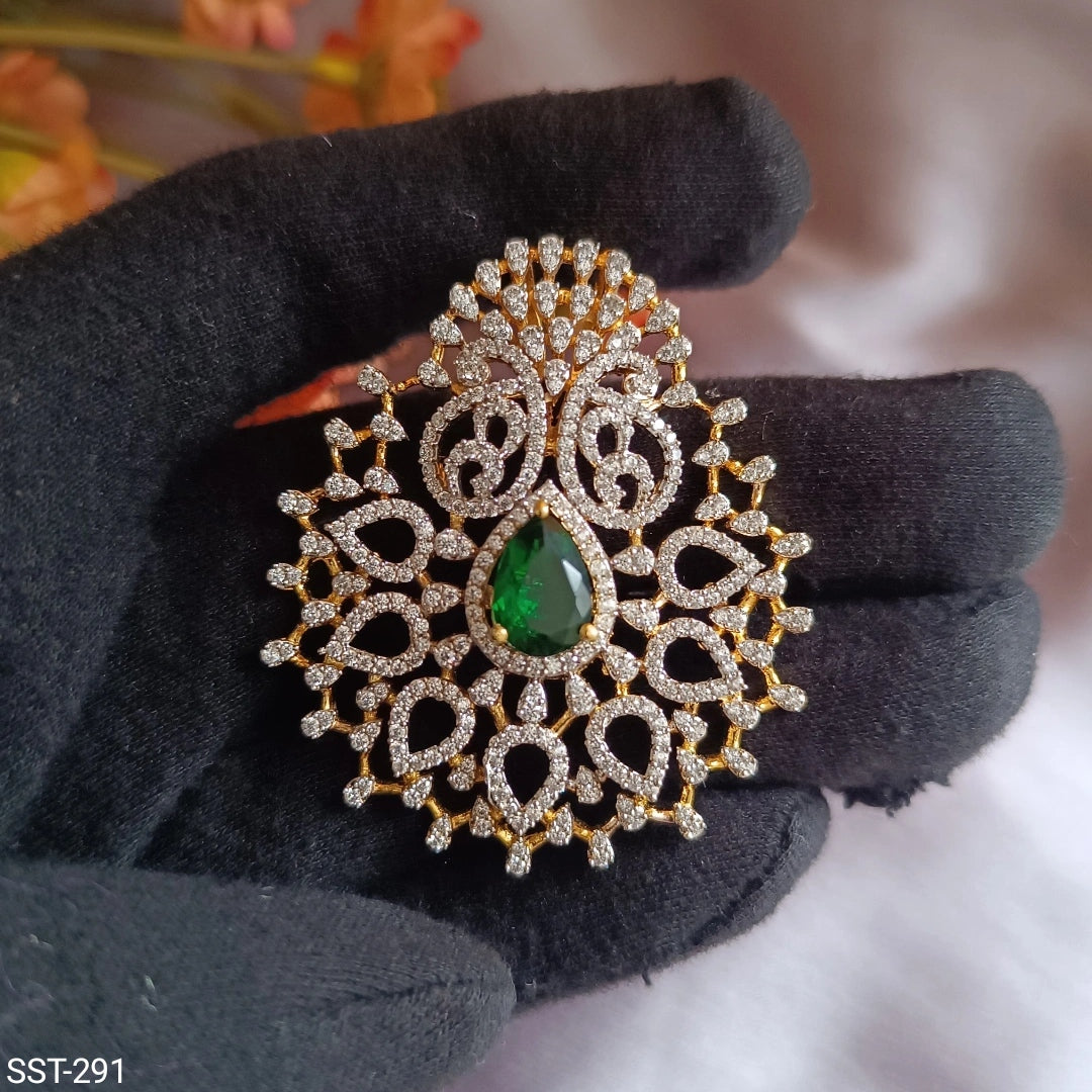 SST 291 | RAVISHING EMERALD AND RUBY LUXURIUS LOCKETS