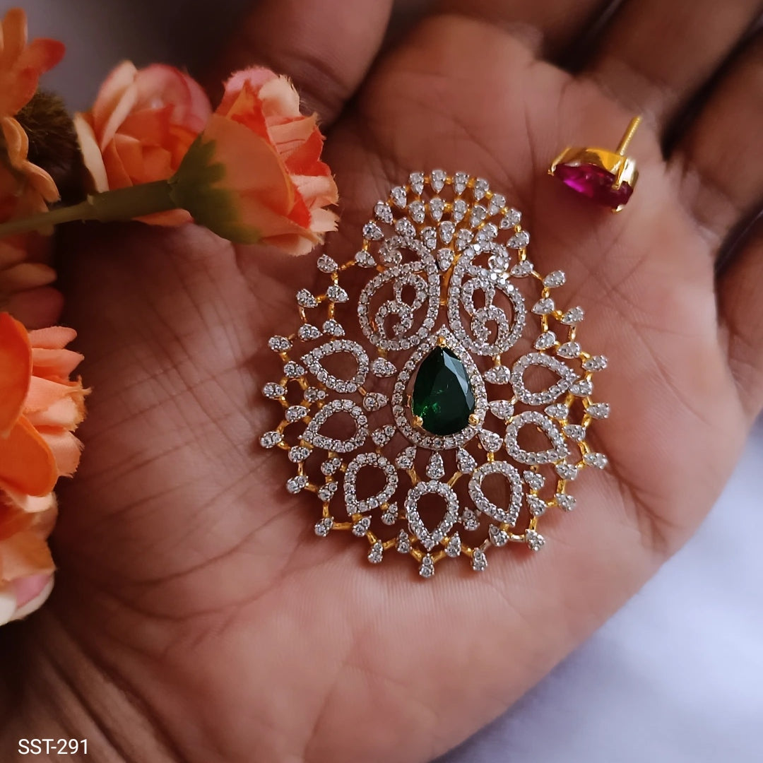 SST 291 | RAVISHING EMERALD AND RUBY LUXURIUS LOCKETS