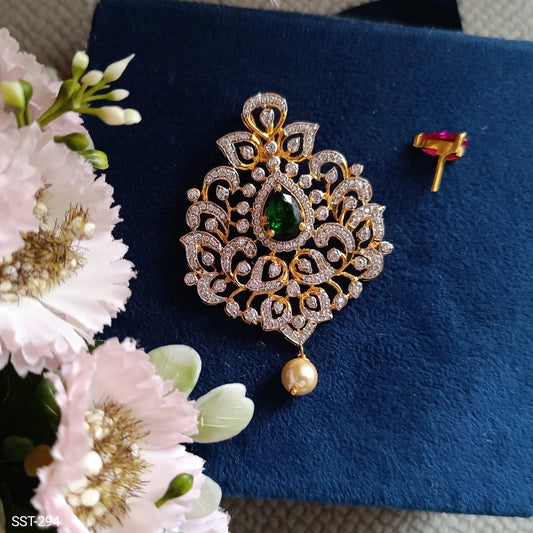 SST 294 | LUXURIOUS EMERALD AND PEARL LOCKETS