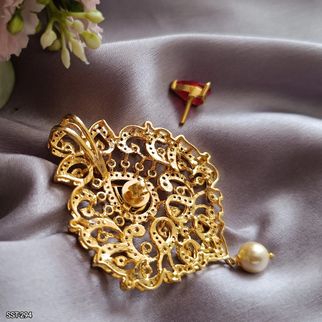 SST 294 | LUXURIOUS EMERALD AND PEARL LOCKETS