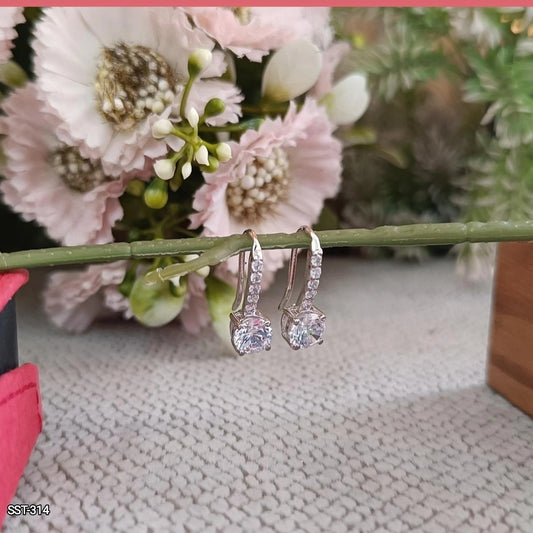 SST 314 | ELEGANT CRYSTAL DROP EARRINGS