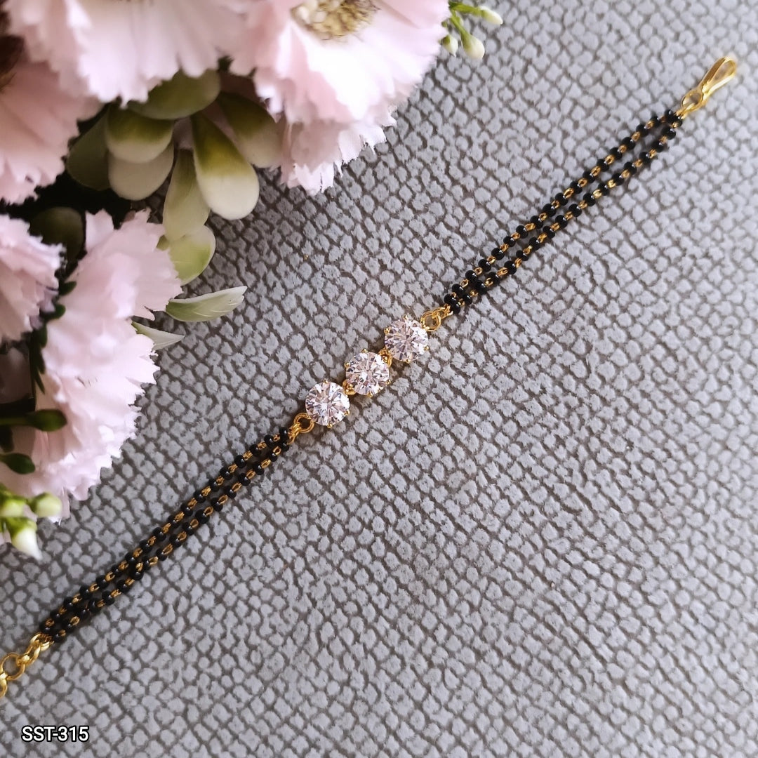 SST 315 | TRIPLE CRYSTAL HAND MANGALSUTRA