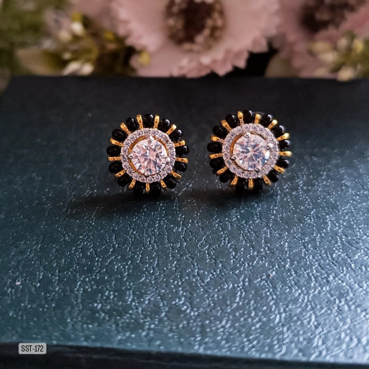 SST 172 | MANGALSUTRA BLACK BEADS EARRINGS