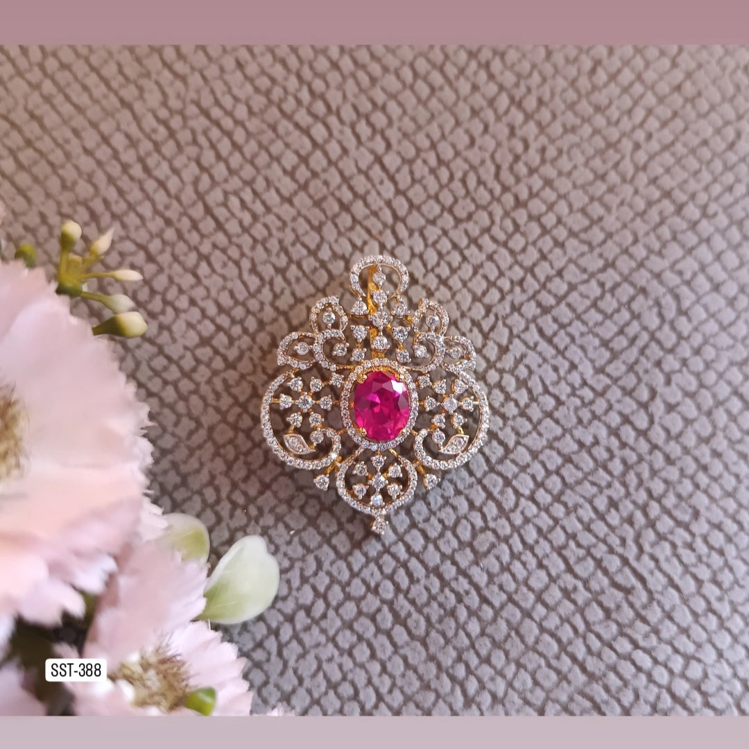 SST 388 | ELEGANT GREEN STONE PENDENT
