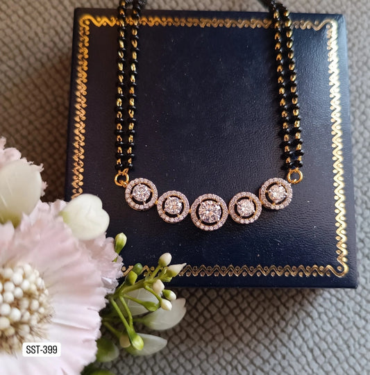 SST 399 | ELEGANT CRYSTAL MANGALSUTRA