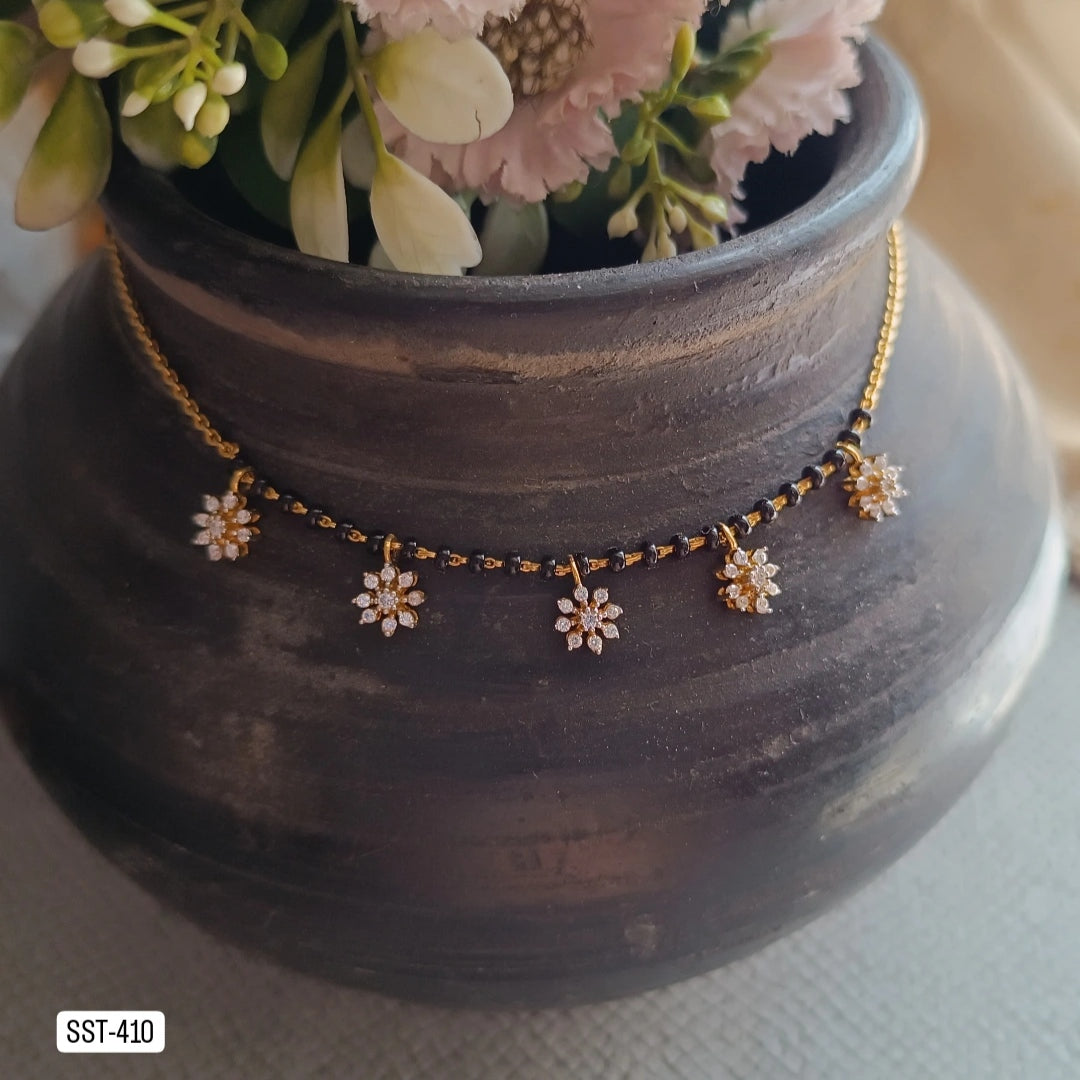 SST 410NC | FANCY FLOWER MANGALSUTRA
