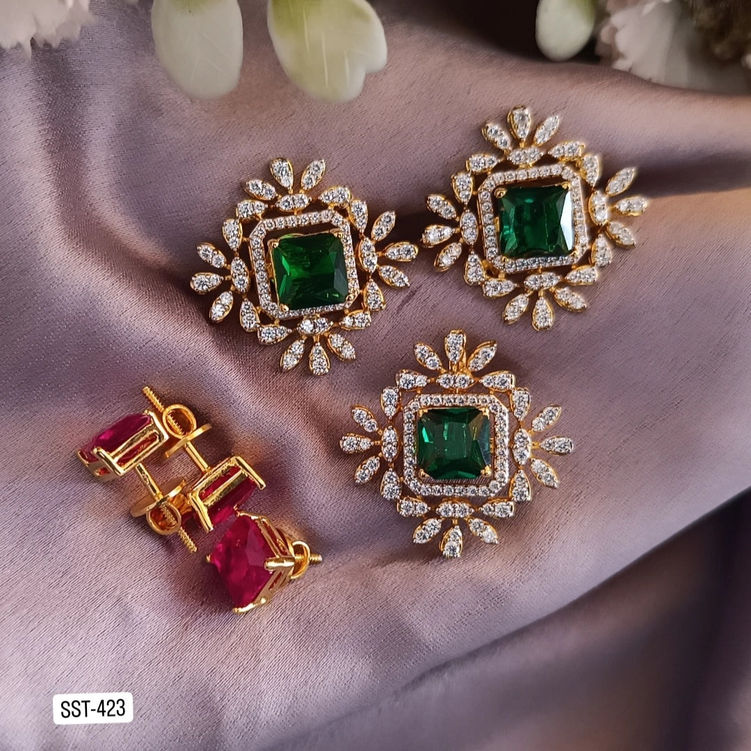 SST 423 | ELEGANT PENDENT AND EARRINGS SET