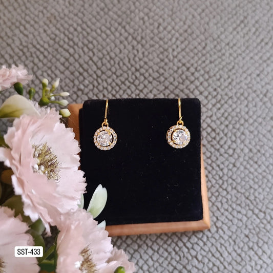 SST 433 | SPARKLING CIRCLE EARRINGS