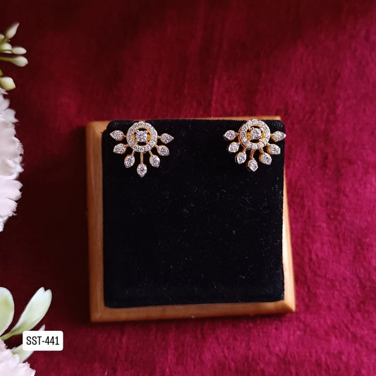 SST 441 | ELEGANT SUNBURST STUD EARRINGS
