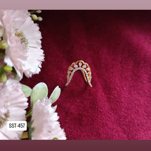 SST 457 | UNIQUE CRESCENT DESIGN STATEMENT VANKI RING