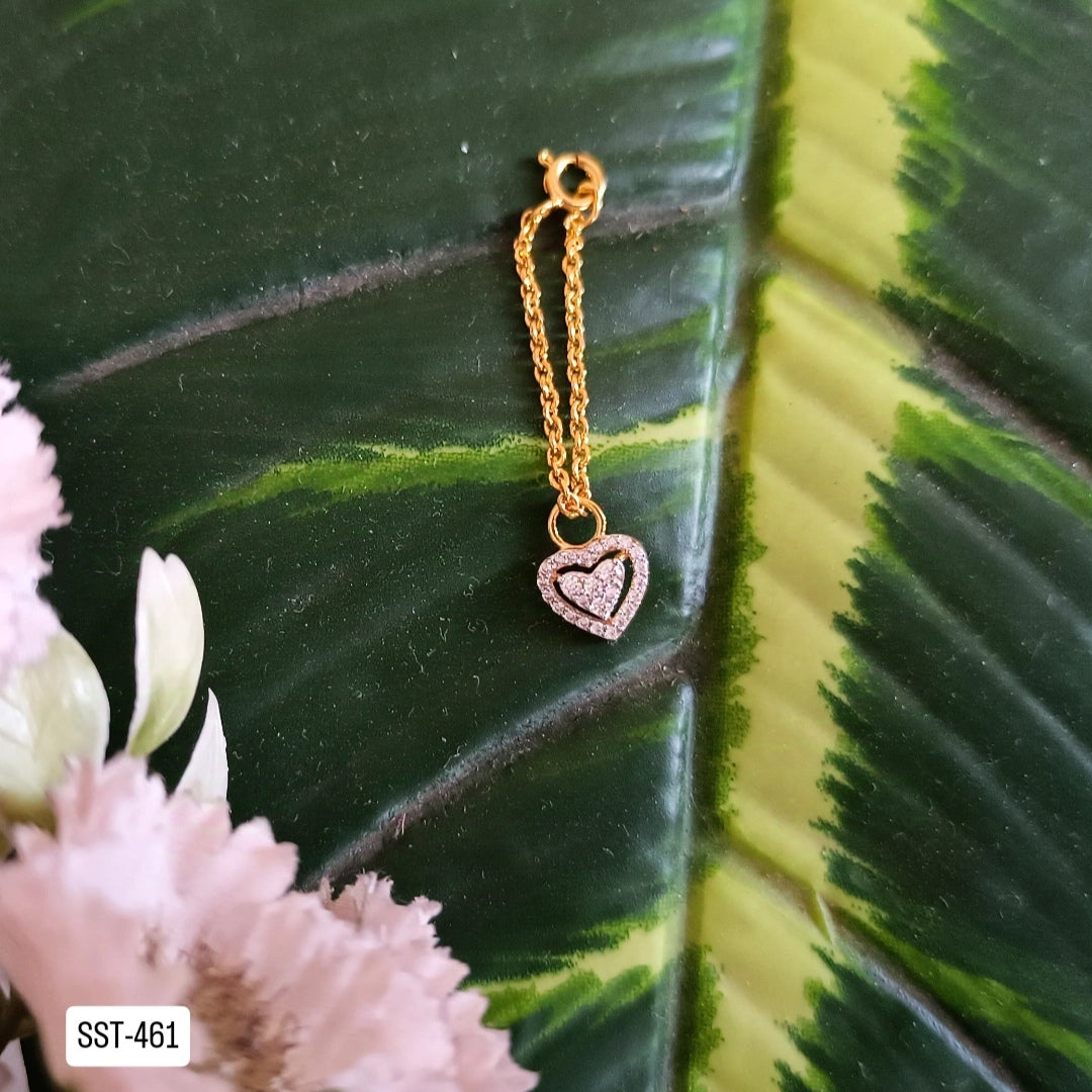 SST 461 | HEART DESIGN WATCH CHARM