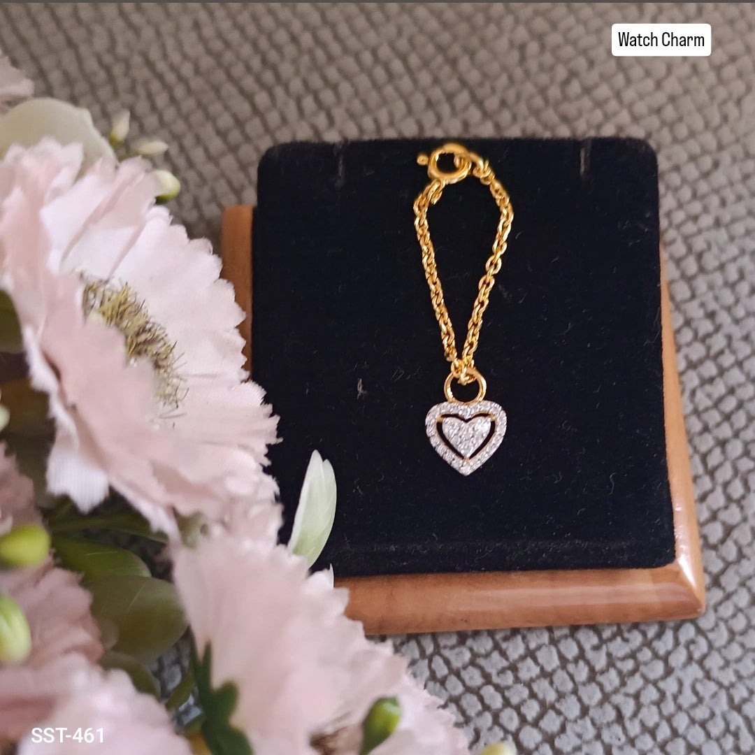 SST 461 | HEART DESIGN WATCH CHARM