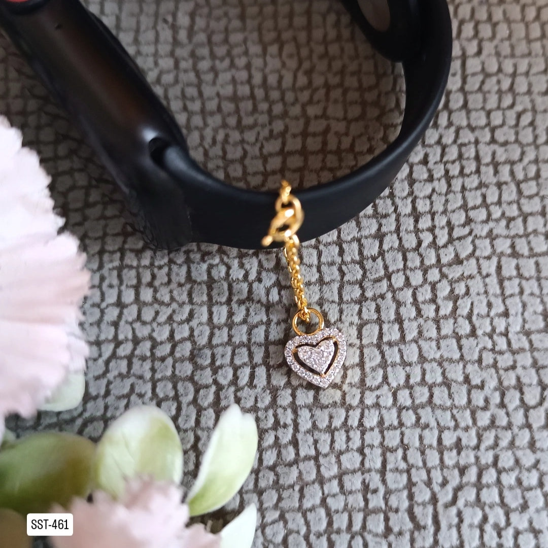 SST 461 | HEART DESIGN WATCH CHARM