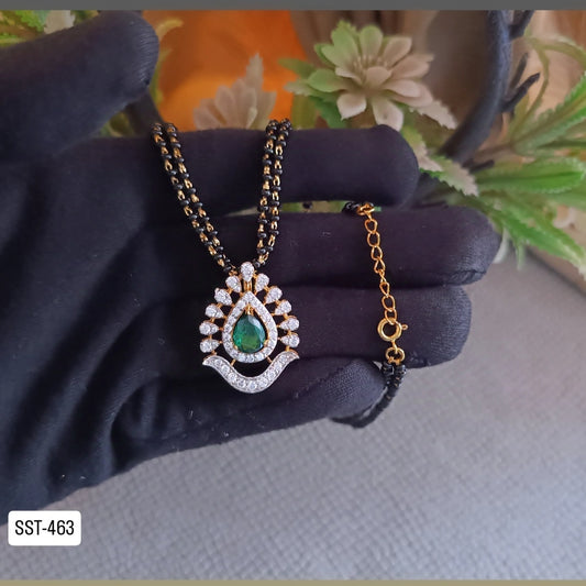SST 463 | EMERALD PENDANT MANGALSUTRA