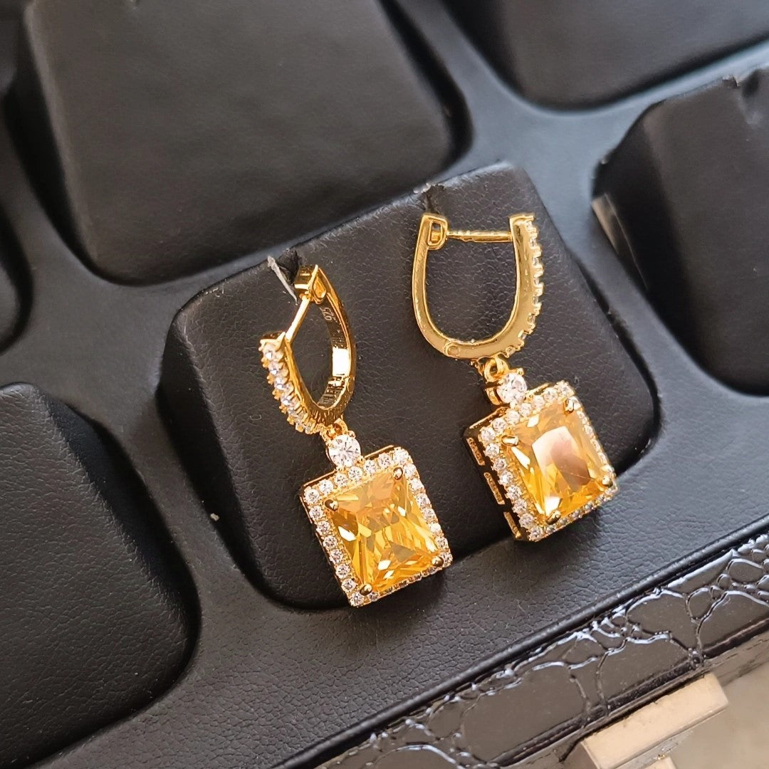 SST 060 | EVA YELLOW SAPPHIRE BALI EARRING