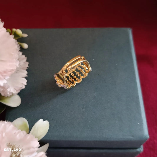 SST 492 | SPARKLING ACCENT RING