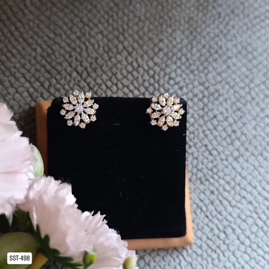 SST 498 | FLORAL CLUSTER STUD EARRINGS