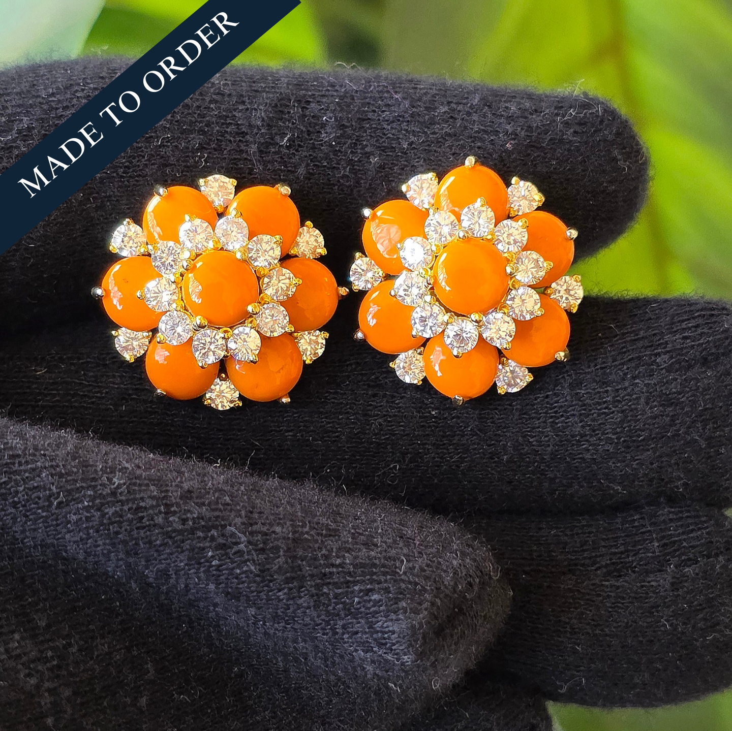 RCM 011 COREL | EARRINGS