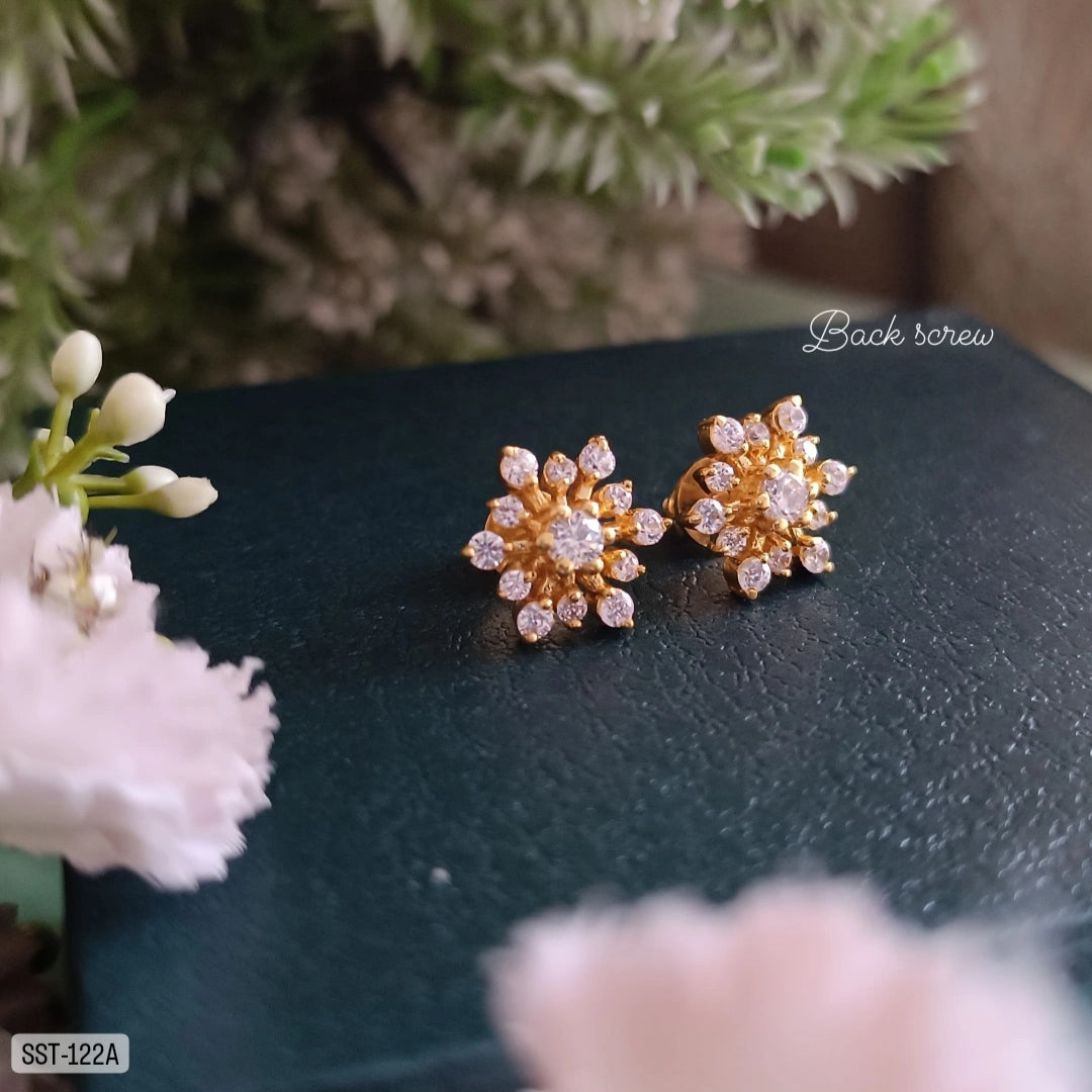 SST 122A | FLOWER ZIRCON STUDS