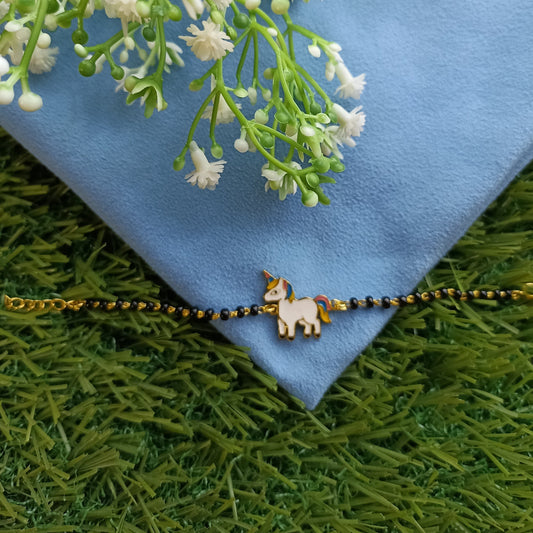 UNICORN SILVER BABY NAZARIYA BRACELET