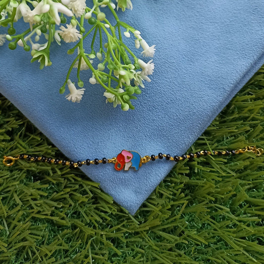 ELEPHANT SILVER BABY NAZARIYA BRACELET