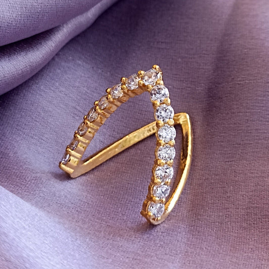 SST 166 | DIAMOND VANKI RING